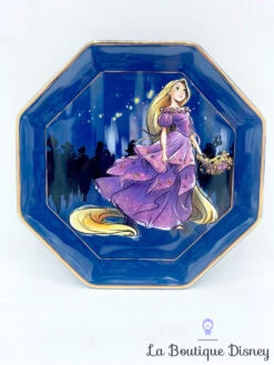 Assiette Raiponce Midnight Masquerade Series Disney Store Designer Collection Édition Limitée