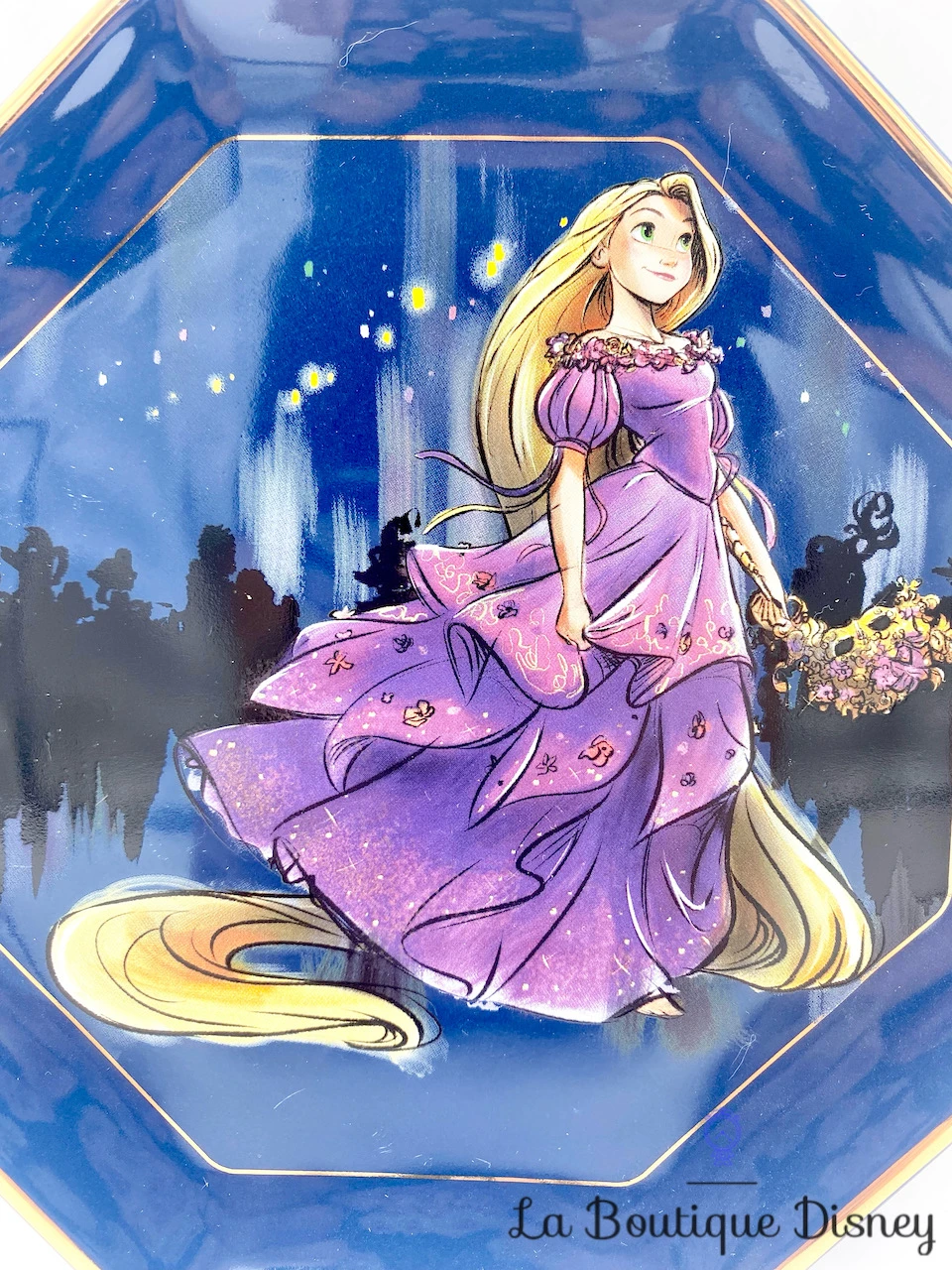 Assiette Raiponce Midnight Masquerade Series Disney Store Designer Collection Édition Limitée – Image 2