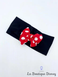 Bandeau Minnie Mouse Disney Store Taille 4 Ans Noeud Rouge Pois Serre Tête Cheveux