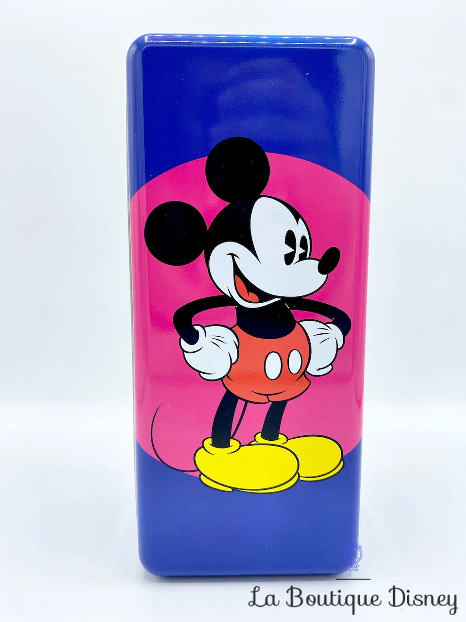Boite Métal Mickey Mouse Disney Delacre Rectangulaire Biscuits Gâteaux Bleu – Image 2