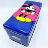 Boite Métal Mickey Mouse Disney Delacre Rectangulaire Biscuits Gâteaux Bleu