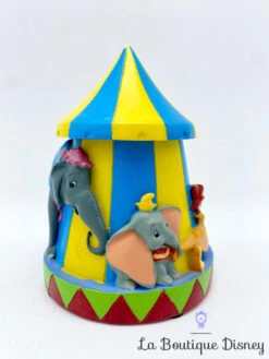 Boite Résine Dumbo Disney Vintage Chapiteau Cirque Madame Jumbo Clowns