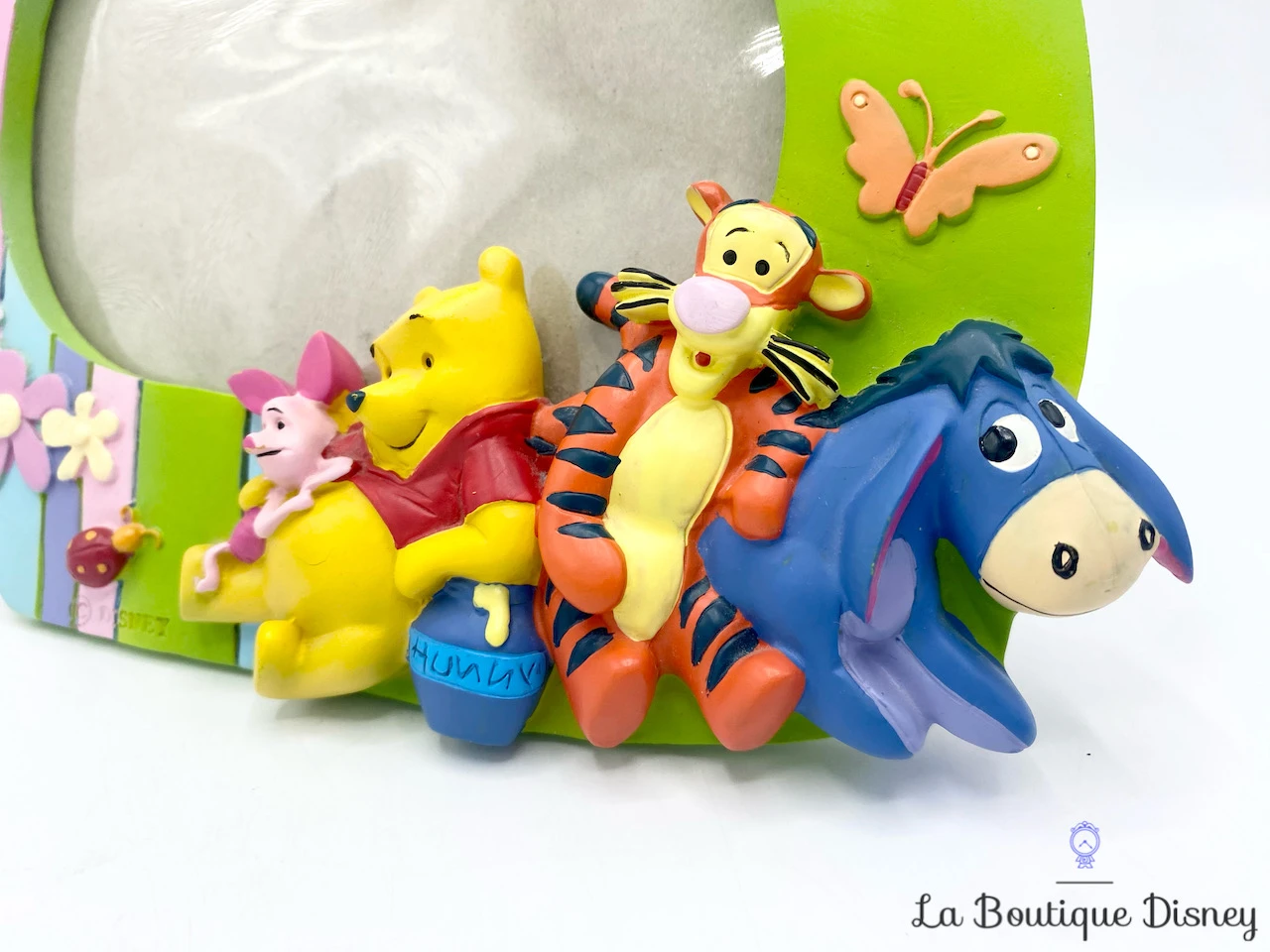 Cadre Photo Résine Winnie L'ourson Vert Disney Bourriquet Tigrou Porcinet Relief 3D – Image 3