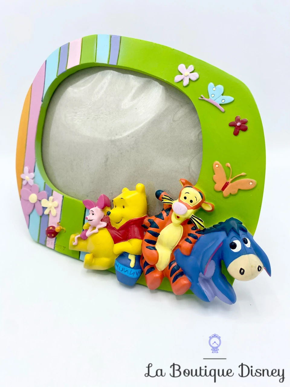 Cadre Photo Résine Winnie L'ourson Vert Disney Bourriquet Tigrou Porcinet Relief 3D – Image 2