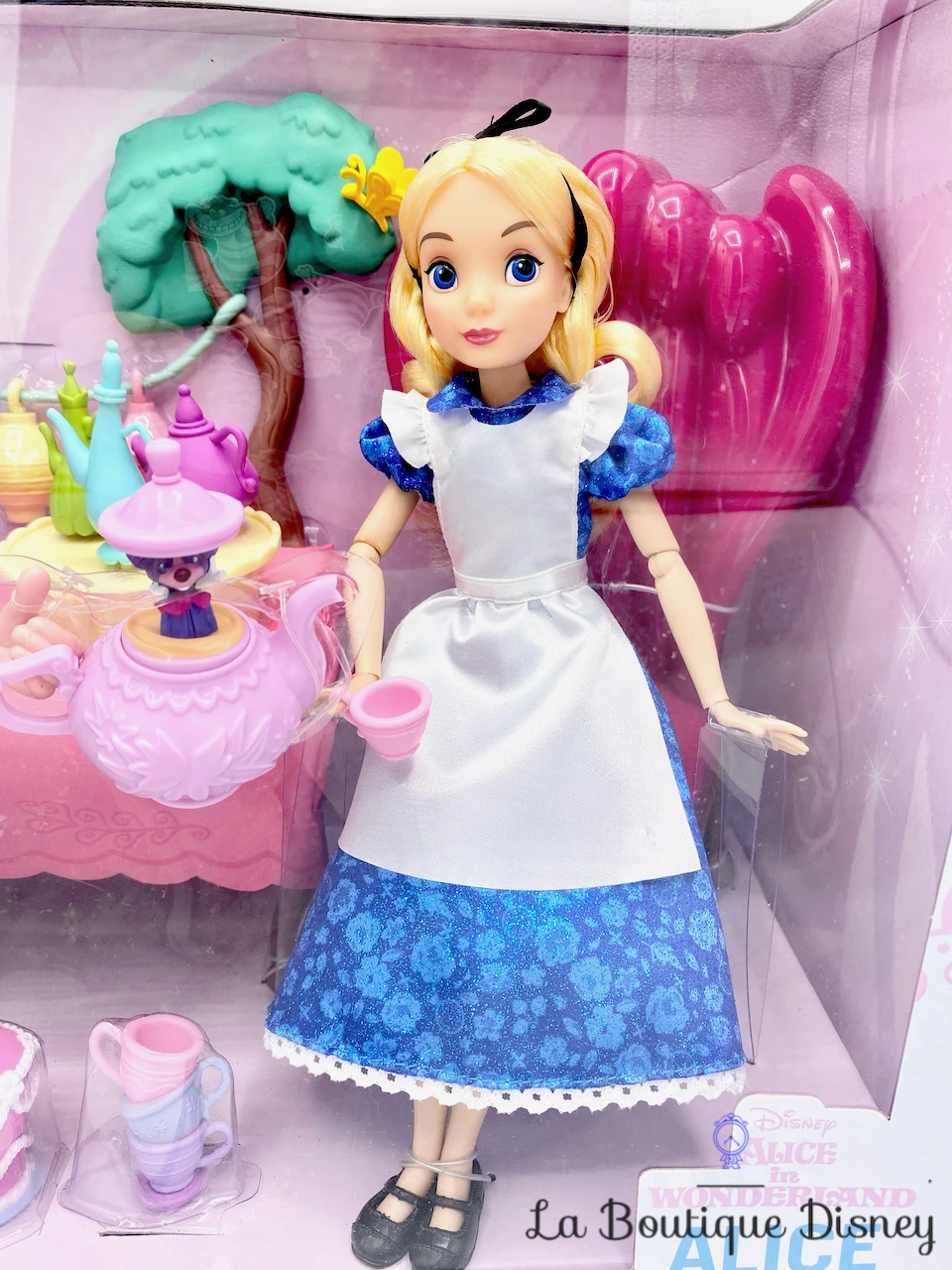 Coffret De Jeu Poupée Service à Thé Alice Au Pays Des Merveilles Disney Store Chapelier Fou – Image 3