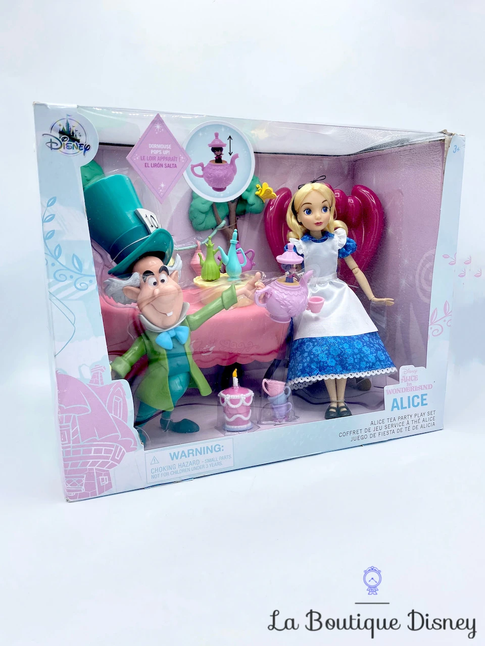 Coffret De Jeu Poupée Service à Thé Alice Au Pays Des Merveilles Disney Store Chapelier Fou – Image 2