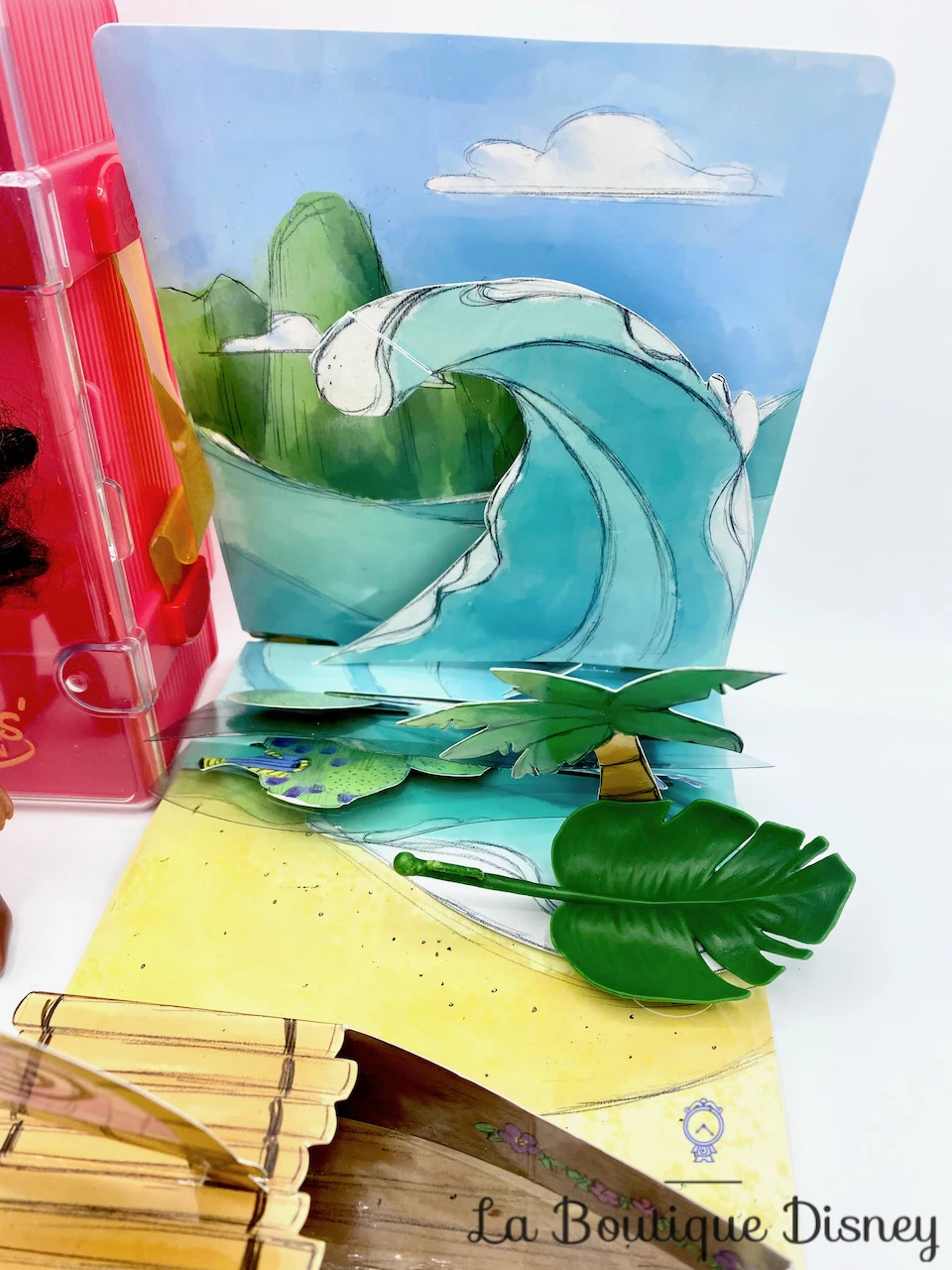 Ensemble De Jeu Coffret Mini Poupée Vaiana Animators Collection Disney Store Pop Up Environnement Valise – Image 4