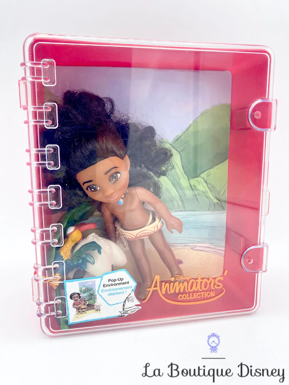 Ensemble De Jeu Coffret Mini Poupée Vaiana Animators Collection Disney Store Pop Up Environnement Valise – Image 5