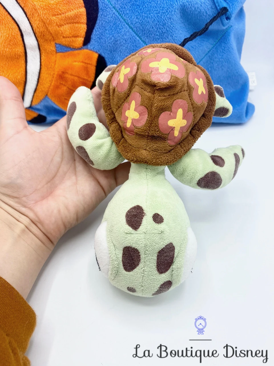 Coussin Némo Squiz Disney Store Oreiller Bleu Le Monde De Némo Poisson Peluche Tortue – Image 3