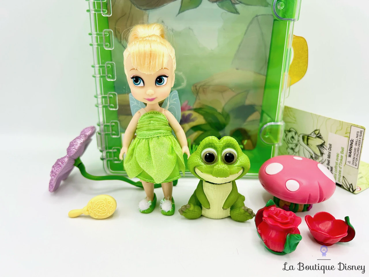 Ensemble De Jeu Coffret Mini Poupée Fée Clochette Animators Collection Disney Store Pop Up Environnement Valise – Image 2