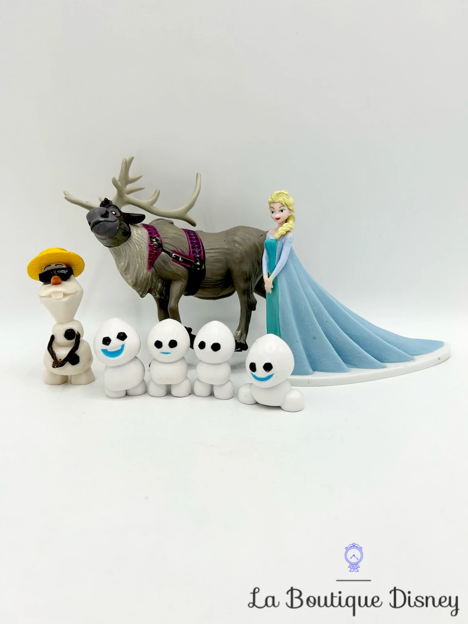 Figurines Elsa Olaf Sven Snowgies Disney La Reine Des Neiges Plastique 10 Cm