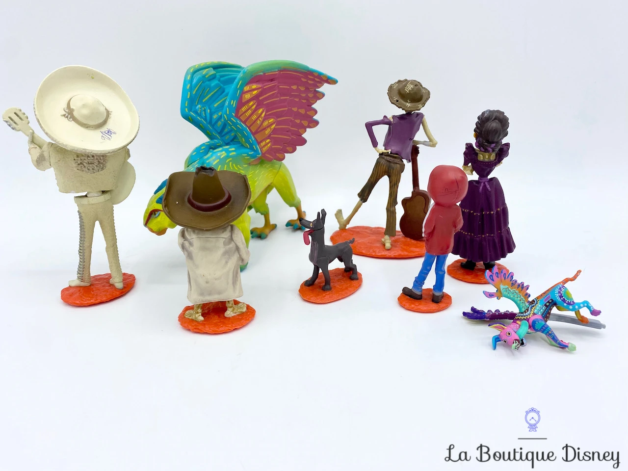Figurines De Luxe Playset Coco Disney Store Miguel Dante Hector Ernesto Imelda Pepita – Image 4