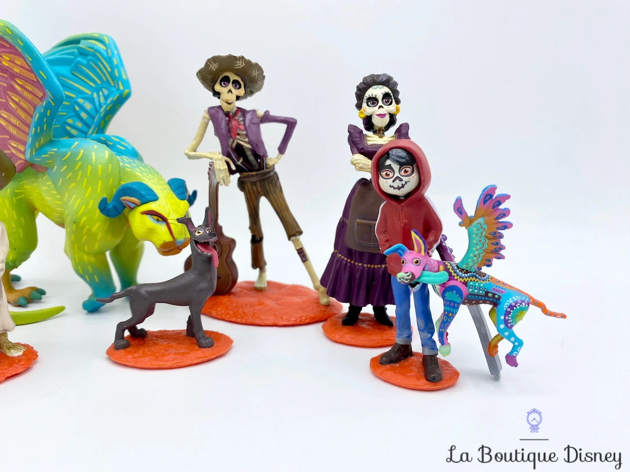 Figurines De Luxe Playset Coco Disney Store Miguel Dante Hector Ernesto Imelda Pepita – Image 3