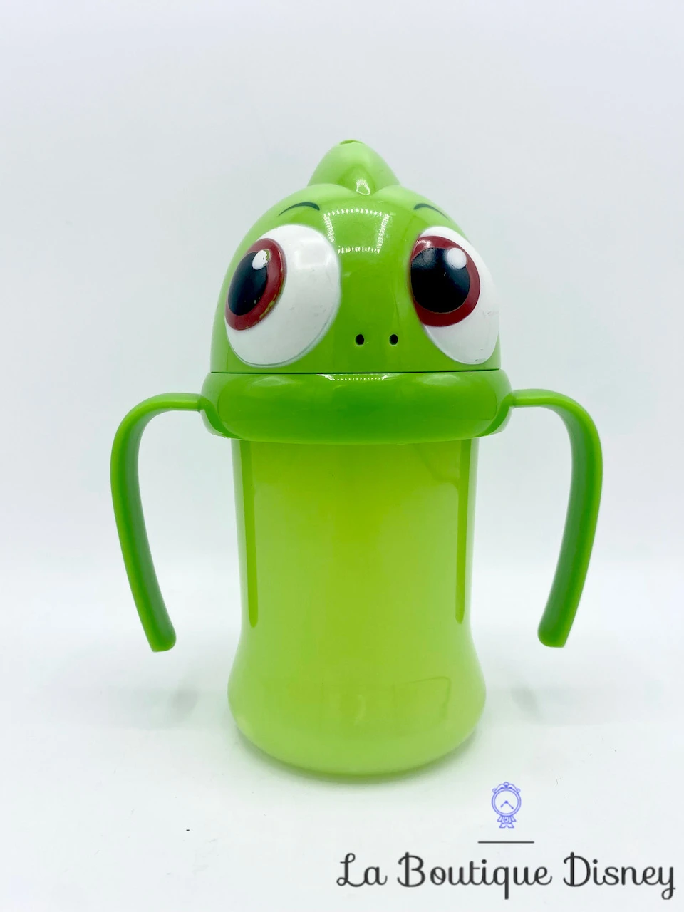 Tasse Apprentissage Pascal Caméléon Raiponce Disney Store Verre Plastique Poignées – Image 2