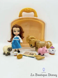 Ensemble De Jeu Coffret Mini Poupée La Belle Et La Bête Animators Collection Disney Store Valise