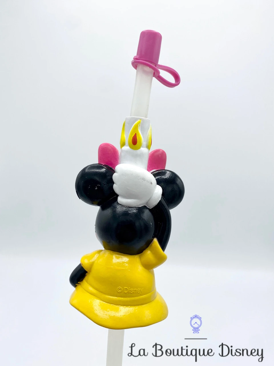 Paille Minnie Mouse Disney Plastique Relief 3D 35 Cm – Image 3