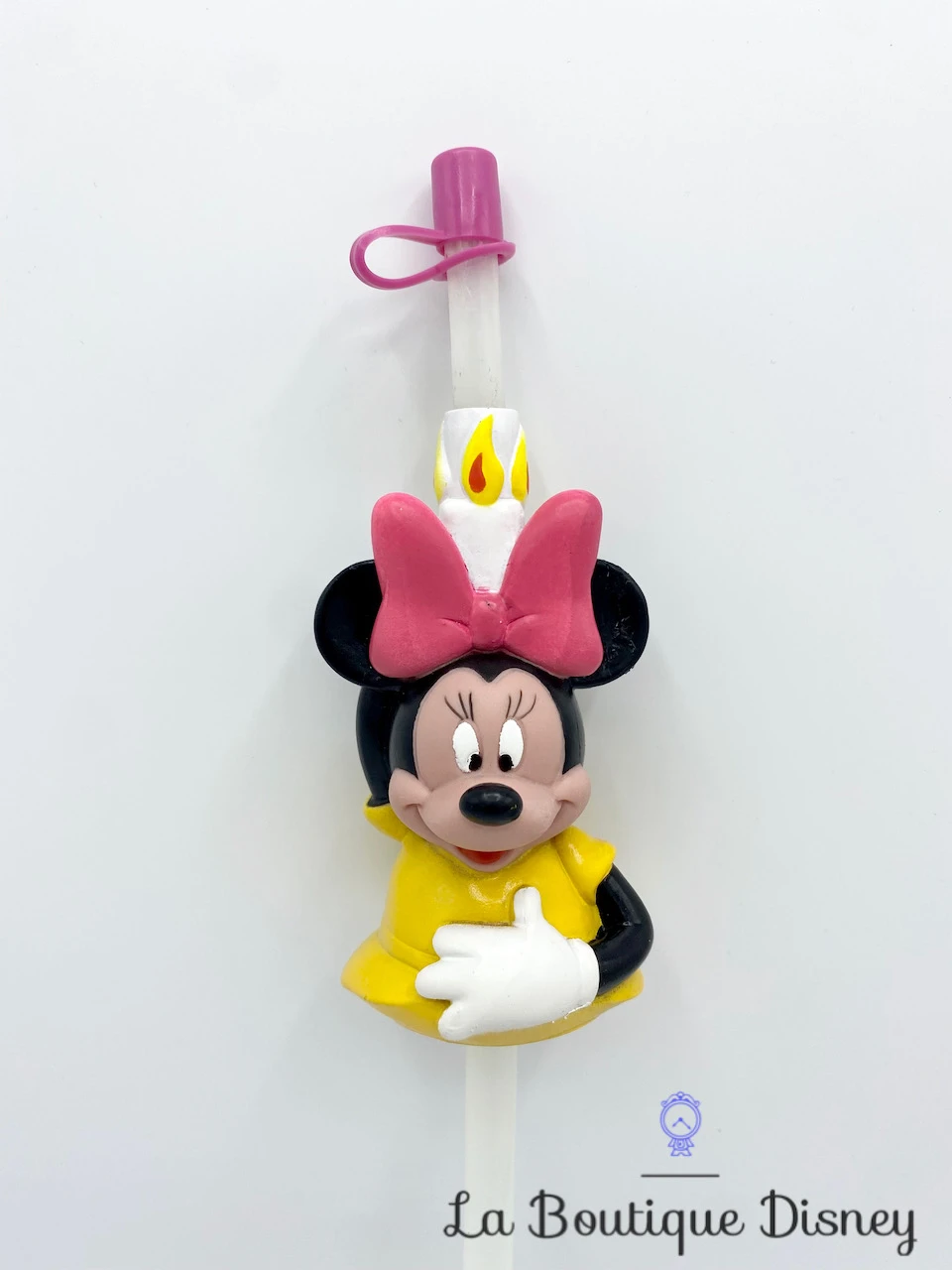 Paille Minnie Mouse Disney Plastique Relief 3D 35 Cm – Image 2