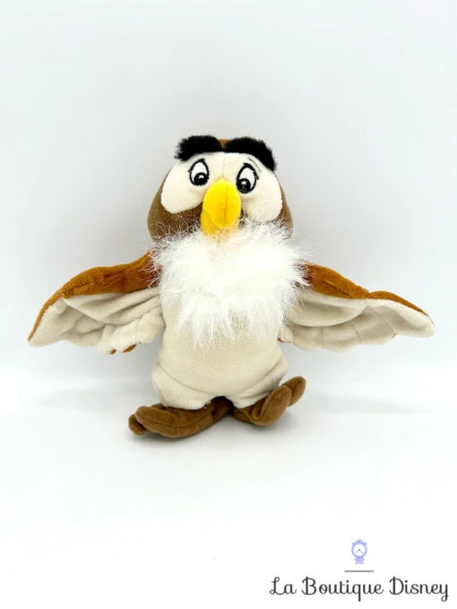 Peluche Maitre Hibou Disney Winnie L'ourson Vintage Chouette Marron 16 Cm