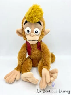 Peluche Abu Singe Aladdin Disney Store Marron Chapeau 50 Cm