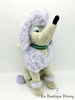Peluche Georgette Oliver Et Compagnie Walt Disney 1989 Chien Violet 37 Cm