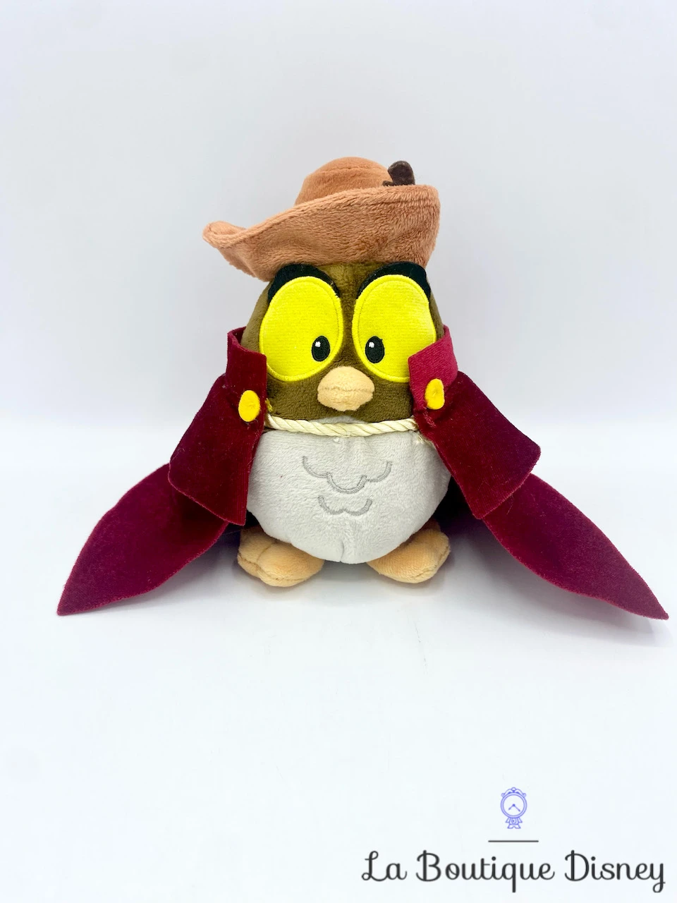 Peluche Hibou Prince Philippe La Belle Au Bois Dormant Disney Store Chapeau Cape 18 Cm