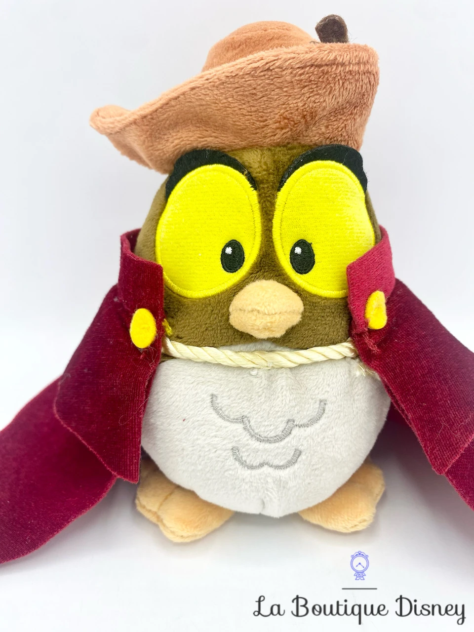 Peluche Hibou Prince Philippe La Belle Au Bois Dormant Disney Store Chapeau Cape 18 Cm – Image 2