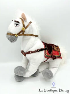 Peluche Maximus Cheval Raiponce Disney Blanc Marron 35 Cm