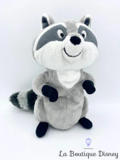 Peluche Meeko Pocahontas Disney Store Raton Laveur Gris 26 Cm