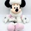 Peluche Minnie Mouse Hiver Disney Store Exclusive Manteau Chapka Blanc Rose 46 Cm