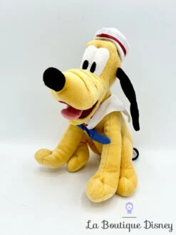 Peluche Pluto Marin Disney Cruise Line 2014 Croisière Chien Jaune 21 Cm