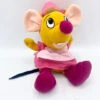 Peluche Suzy Souris Cendrillon Disney Store Bonnet Rose 21 Cm