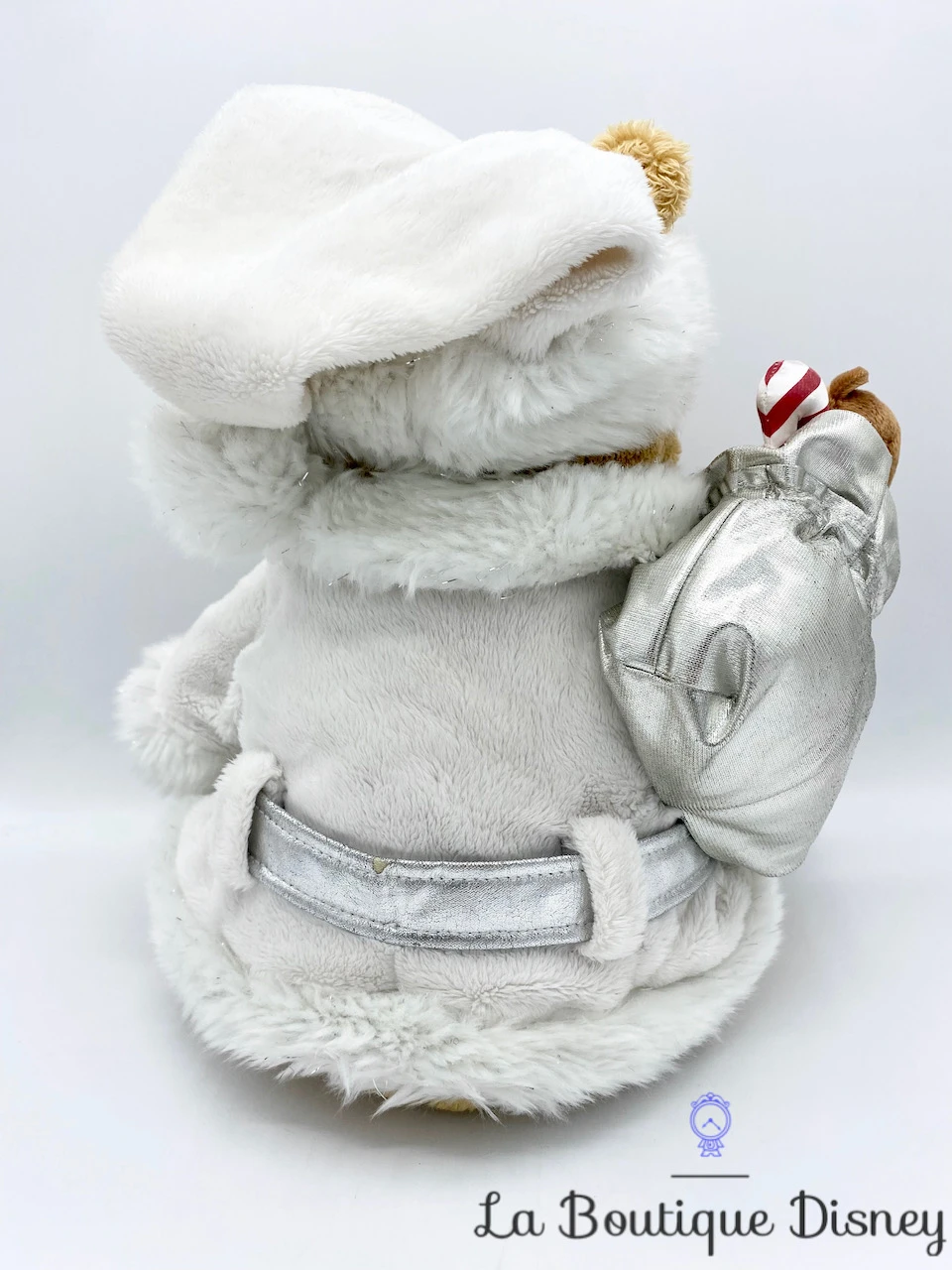 Peluche Winnie L'ourson Père Noël Blanc Disney Store Limited Edition Hotte Cadeau édition Limitée 43 Cm – Image 6