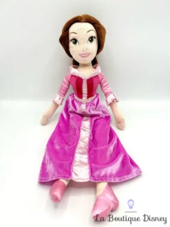 Poupée Chiffon Belle Robe Rose Disney Store 2016 La Belle Et La Bête Peluche Princesse 52 Cm