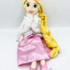 Poupée Chiffon Raiponce Hiver Disney Store Peluche Princesse Robe Rose Cape Blanche 50 Cm