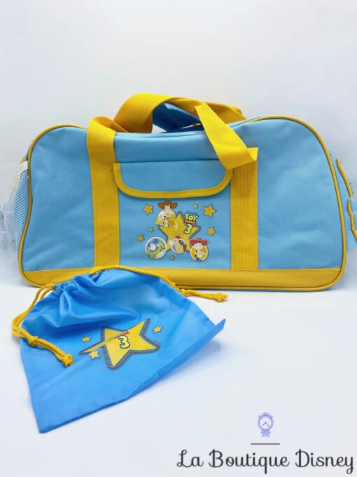 Sac De Voyage Toy Story 3 Disney Pixar Sac Pochette Transport Bleu Jaune