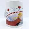 Tasse Anna Elsa La Reine Des Neiges Disney Mug Personality Products Coeur Blanc