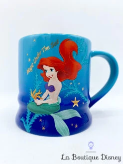 Tasse Ariel La Petite Sirène Disney Store Exclusive Mug Magic Under The Sea Bleu