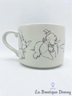 Tasse Dumbo Croquis Disney Store Mug Dessin Esquisse Gris
