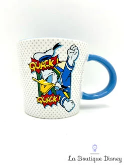 Tasse Donald Duck Quack Disney Store 2018 Mug BD Rétro Vintage