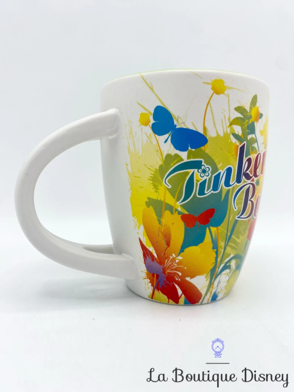 Tasse Fée Clochette TinkerBell Disney Store Mug Peter Pan Fleurs Multicolores – Image 4