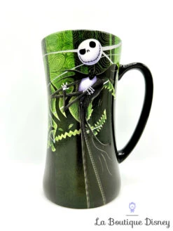 Tasse Jack Skellington Disney Store Exclusive Mug L'étrange Noël De Monsieur Jack Zéro Noir Vert