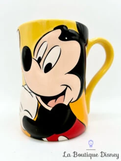 Tasse Mickey Mouse Adventurous Enthusiastic Dependable Disney Store Mug Jaune