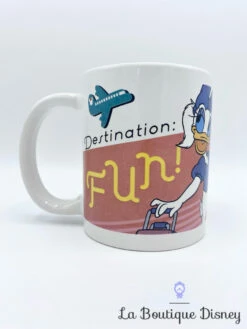 Tasse Minnie Mouse Daisy Disney Destination Fun Voyage Tour Eiffel Big Ben