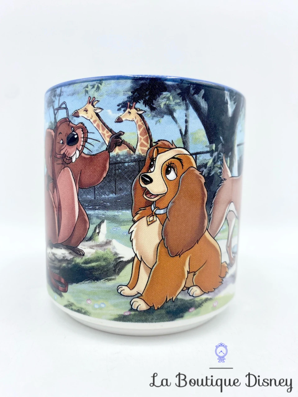 Tasse Scène La Belle Et Le Clochard The Walt Disney Company England Mug Scène Film Zoo Castor Parc – Image 2