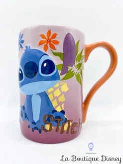 Tasse Stitch Disney Store Mug Lilo Et Stitch Monstre Bleu Ananas Relief 3D
