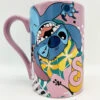 Tasse Stitch Souillon Disney Store Mug ShopDisney Lilo Et Stitch Bleu Violet Feuilles