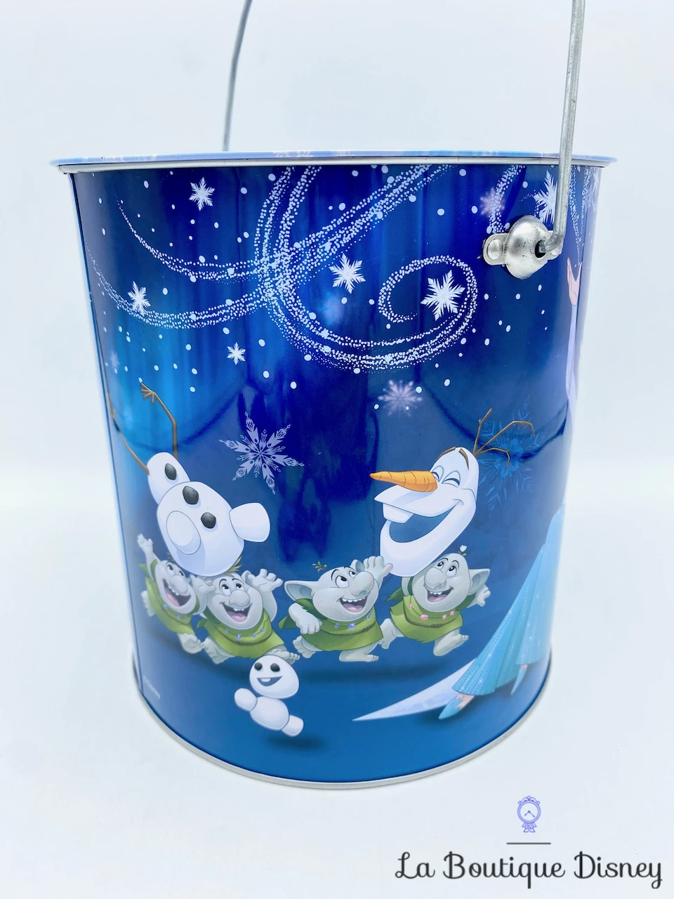 Tirelire La Reine Des Neiges Disney Frozen Boite Métal Seau Bleu – Image 2