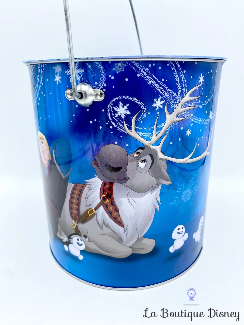Tirelire La Reine Des Neiges Disney Frozen Boite Métal Seau Bleu – Image 3