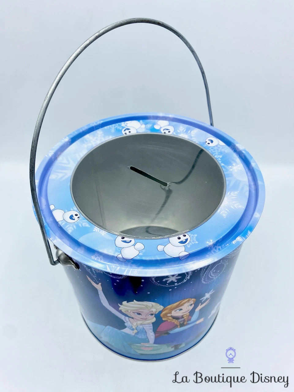 Tirelire La Reine Des Neiges Disney Frozen Boite Métal Seau Bleu – Image 5