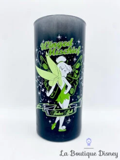 Verre Fée Clochette Winged Mischief Disney Store Exclusive Tinker Bell Noir Vert